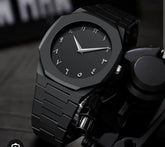 AURA Full BLACK Quartz Watch – Lightweight Design, , Premium Quality & Finish - Best Quality Analog Watch For Boys - Watch For Men | Full Black Color Watch - Without Box