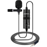 Boya BY M1 Professional Lavalier Lapel Microphone 3.5mm Clip On Mic For Android Smartphone DSLR Camera PC Audio Video Recording
