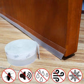 Self-Adhesive Silicone Sealing Tape | Multi-Functional Door & Window Seam Strip for Soundproof, Waterproof, and Insect-Proof Protection (1 Meter)