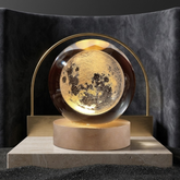 1 Pc USB LED Galaxy Crystal Ball Lamp- 3D Planet Moon Night Light